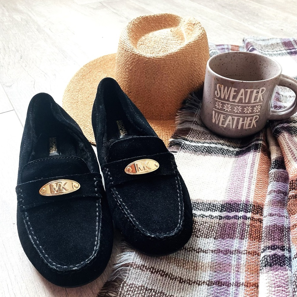 Michael Kors leather moccasins